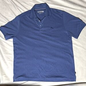Tommy Bahama Men’s Coastal Crest Blue Island Zone Polo Medium Color Blue Size M